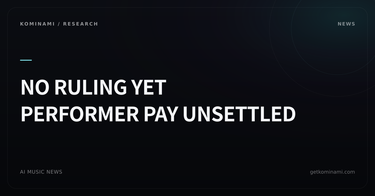 AFM opposes UMG and Warner bids to dismiss AI-licensing pay claims — no ruling yet