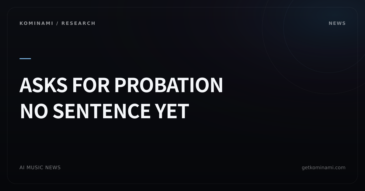 About $8 million from AI songs and bot streams. The convicted man asks to avoid prison, saying there was no perceptible harm (first U.S. criminal case of AI-song streaming fraud)