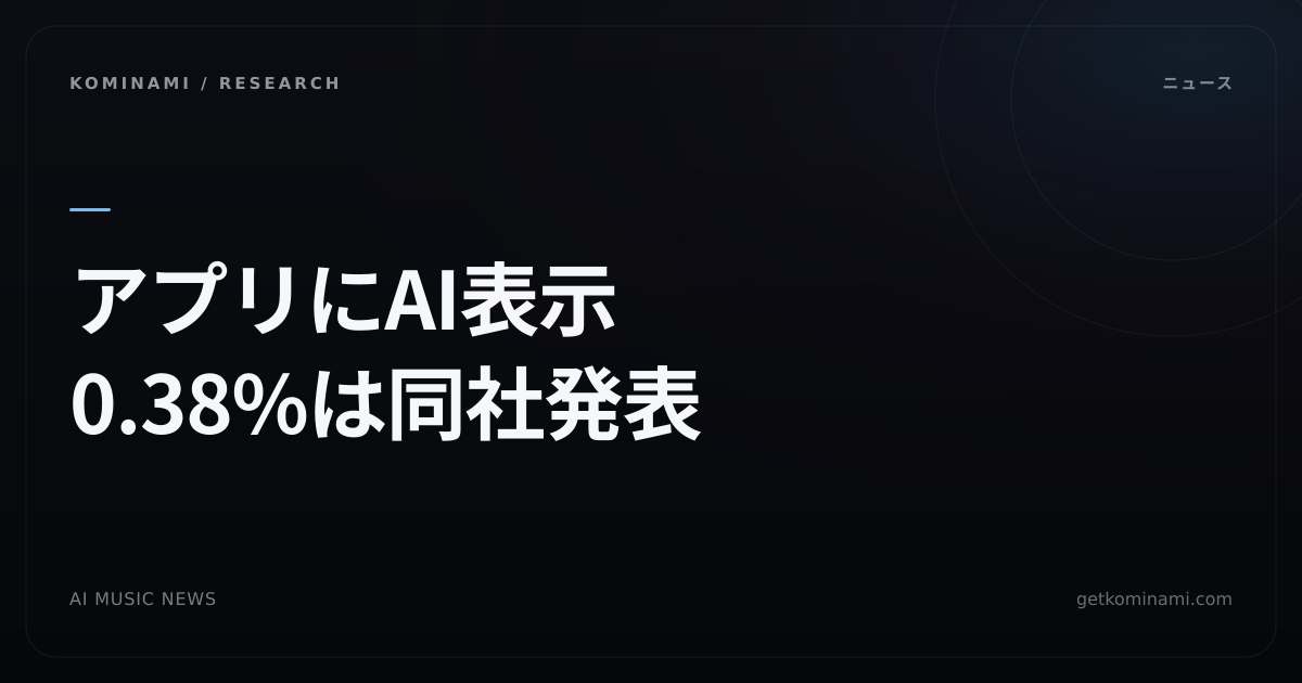 AI音楽ニュース|QobuzがAI生成楽曲をアプリ内タグ表示。ストリーム統計も公表